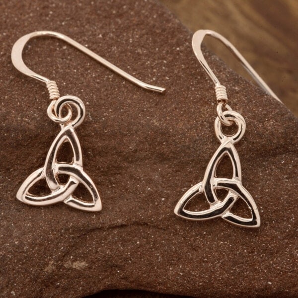Royal Mile Silver - silver triquetra earrings