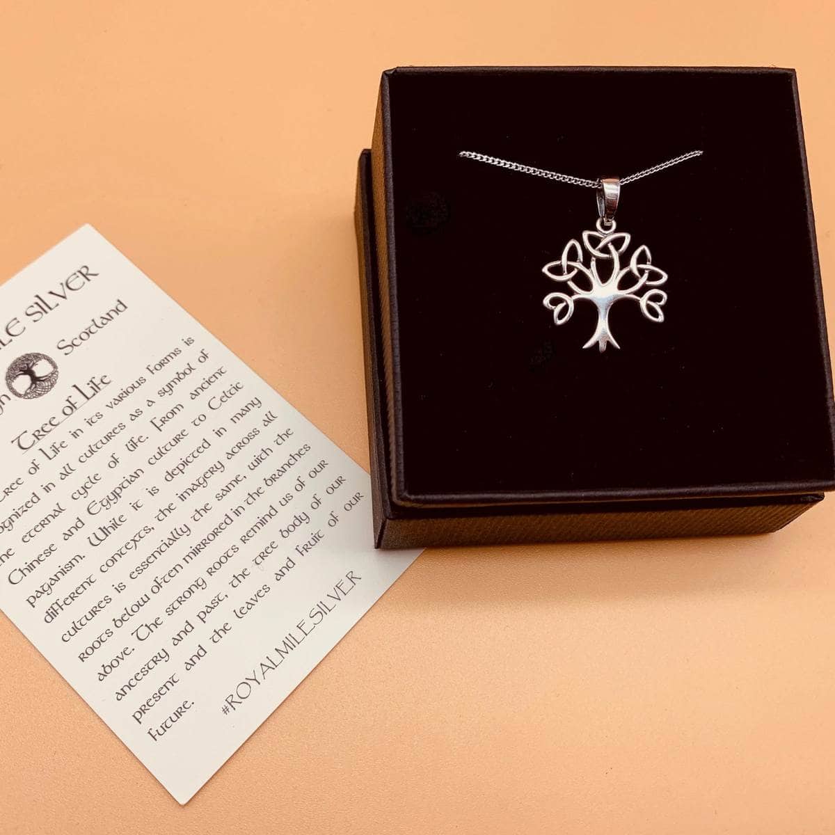 Royal Mile Silver - Small Celtic Tree of Life pendant