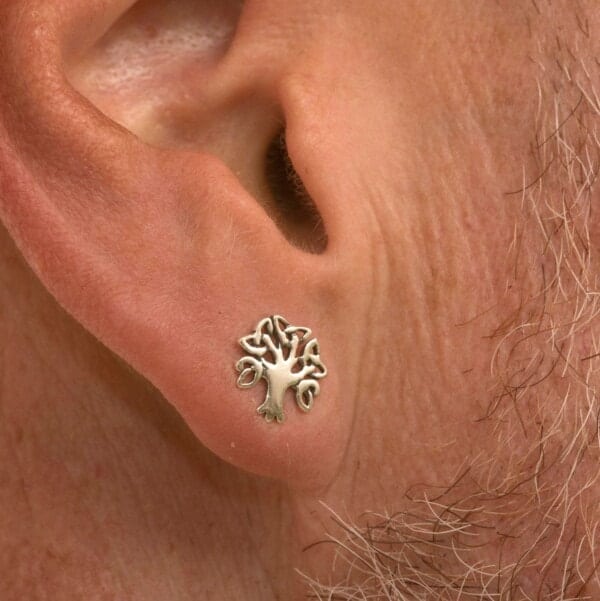 Royal Mile Silver - Tree of Life silver stud earrings