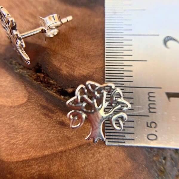 Royal Mile Silver - Tree of Life silver stud earrings