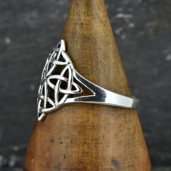 royal mile silver - four elements celtic silver ring