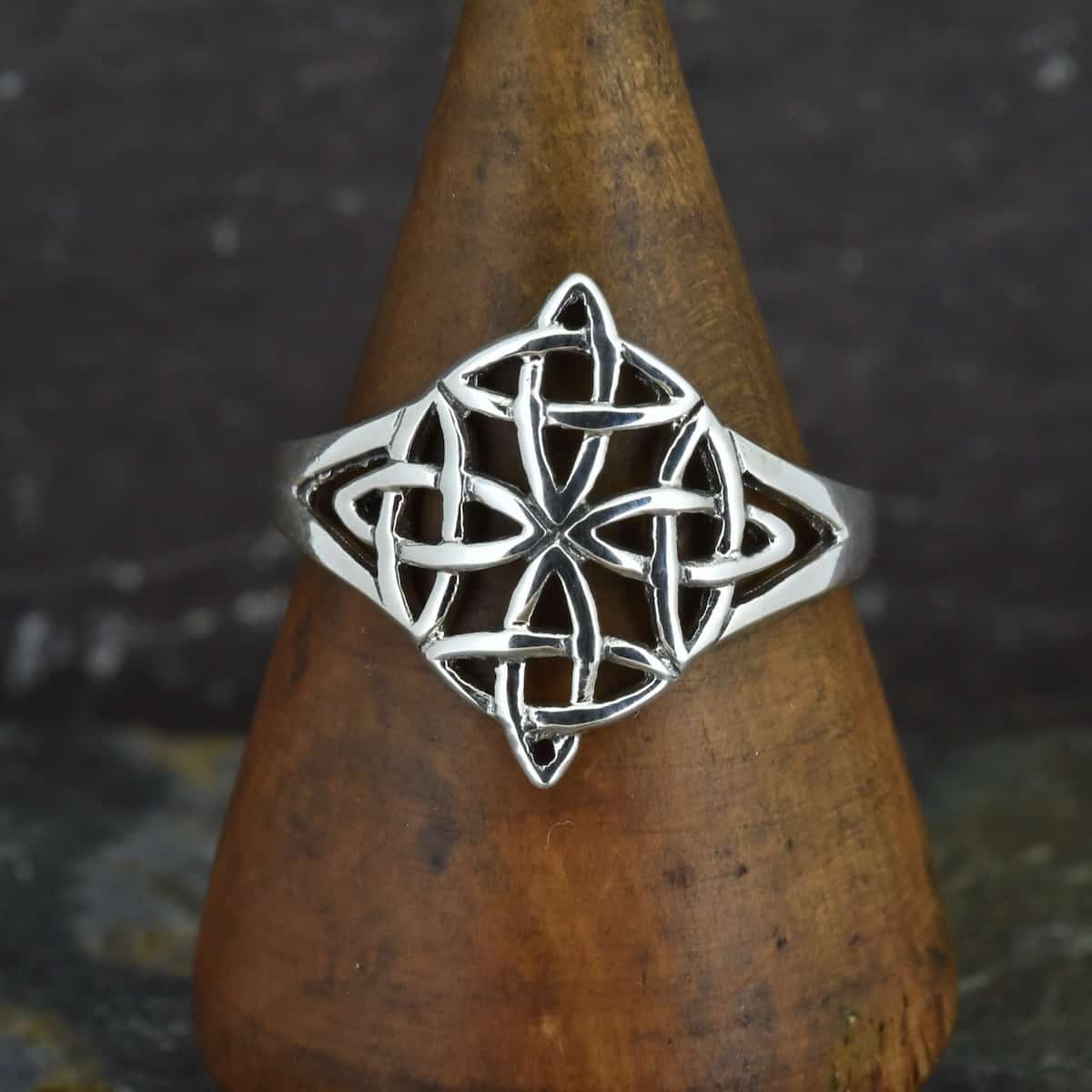 royal mile silver - four elements celtic silver ring