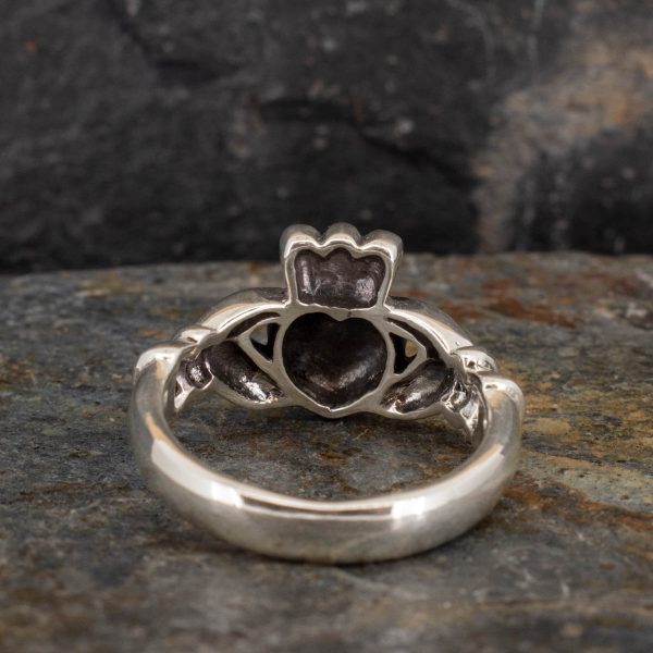 Royal Mile Silver - mens silver Claddagh ring