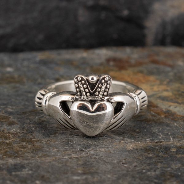 Royal Mile Silver - mens silver Claddagh ring