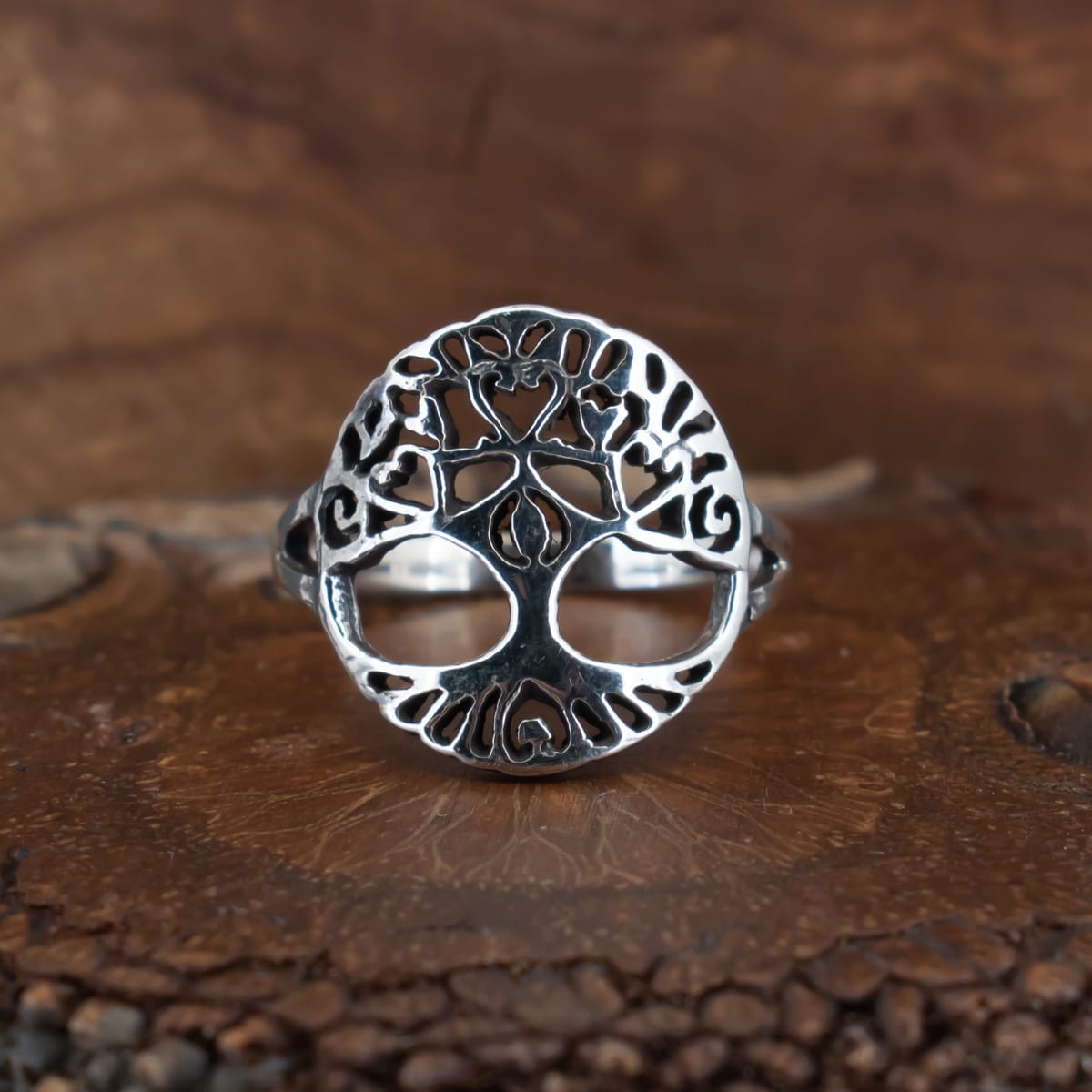 Royal Mile Silver - Sterling Silver Tree Lady ring