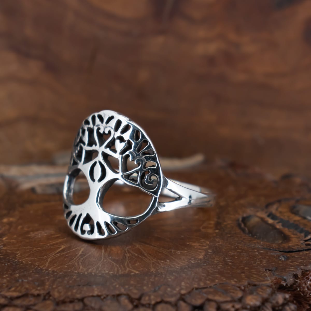 Royal Mile Silver - Sterling Silver Tree Lady ring