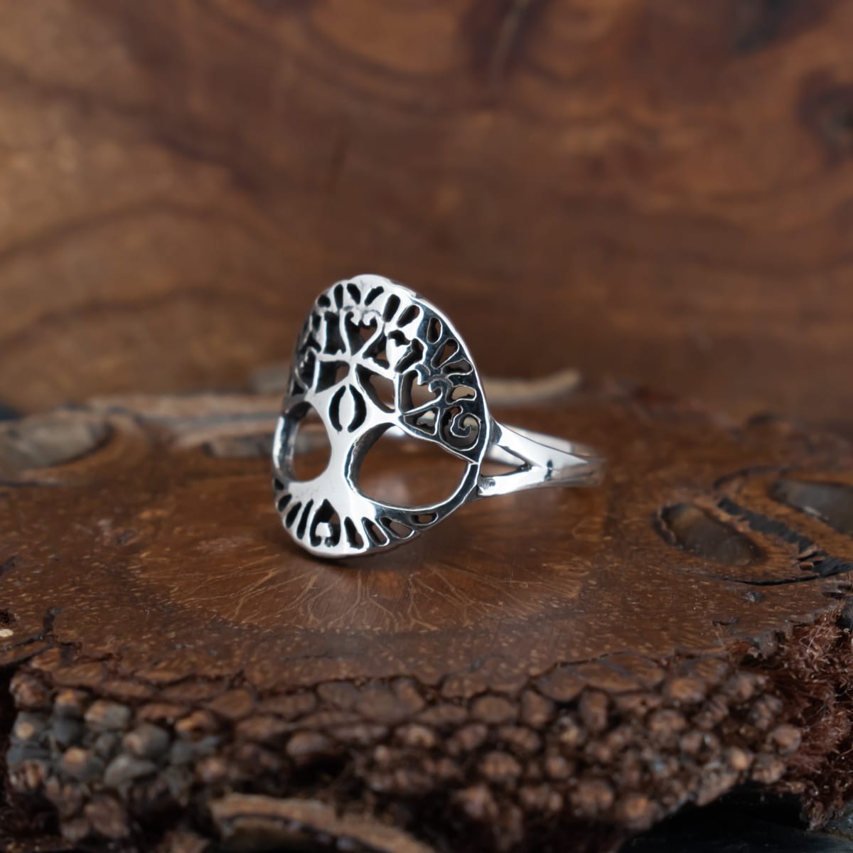 Royal Mile Silver - Sterling Silver Tree Lady ring