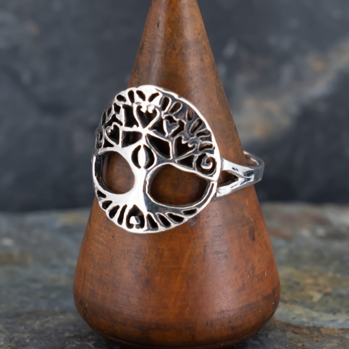 Royal Mile Silver - Sterling Silver Tree Lady ring
