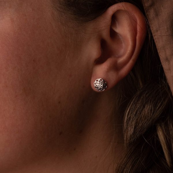Large Celtic Knot Studs - Royal Mile Silver